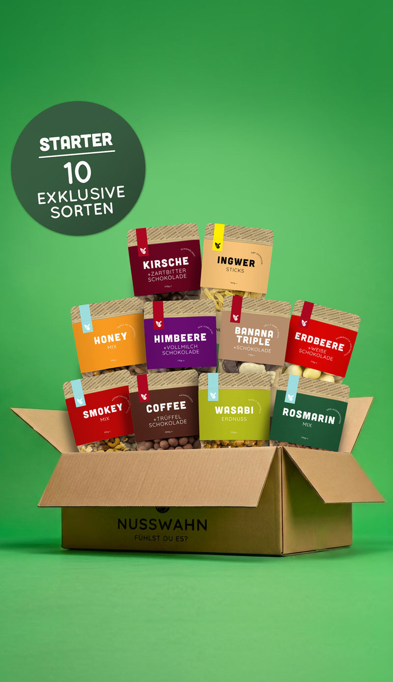 Nusswahn Probierpaket Geschenk-Bags